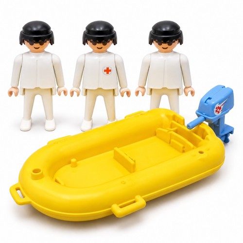 Playmobil schlauchboot gelb - playmobil,