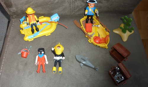 Playmobil schlauchboot und - ,